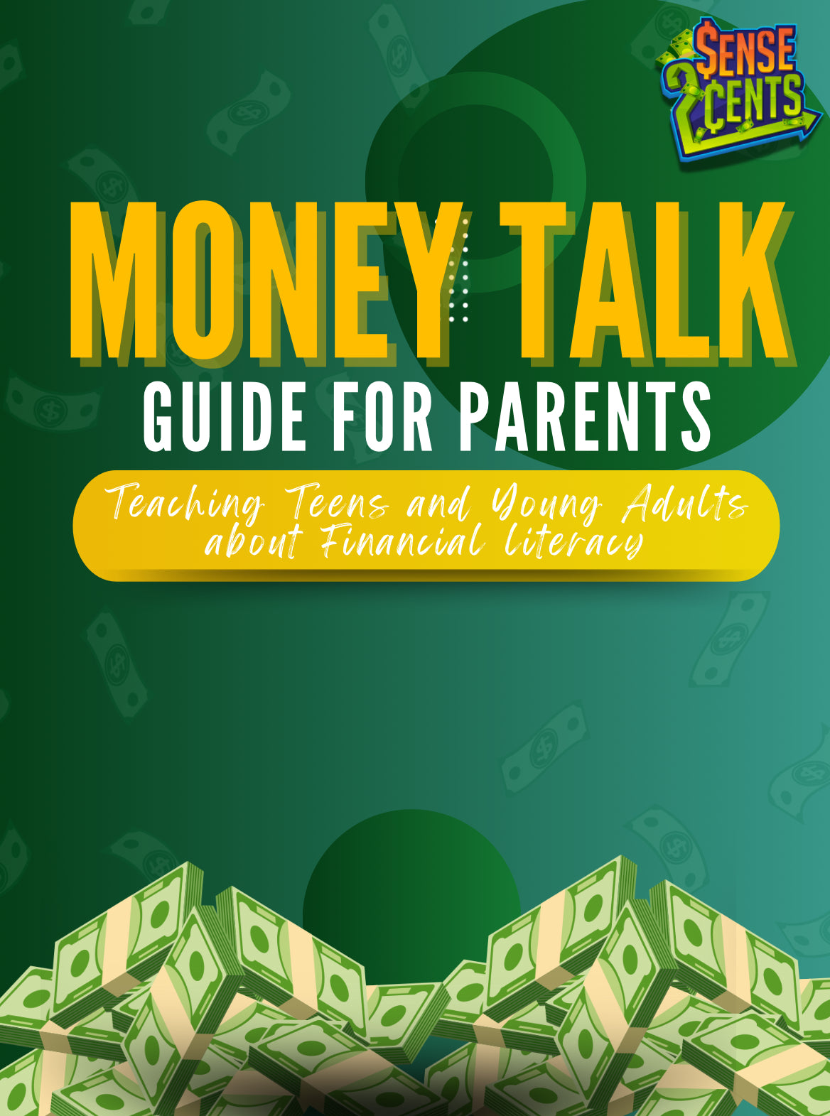 Printable Money Talk: Guide for Parents teaching Teens and Young Adults Financial Literacy