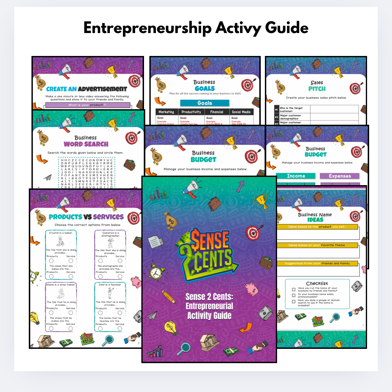 Printable Entrepreneurship Activity Guide